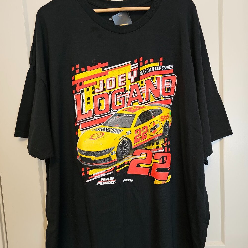 Joey Logano Nascar Cup Series T-Shirt Big & Tall 4xl